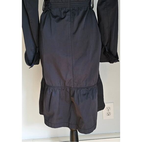 Max Mara Ruffle Hem Trench Coat. Weekend Edition, Womens Sz 8, Excellent cond - Picture 13 of 13